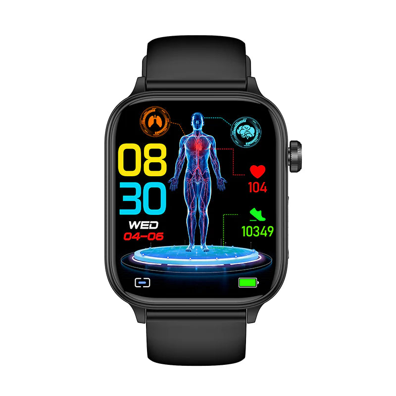 HOSMARTE PRO 6 ECG BLOOD GLUCOSE INTELLIGENT MICRO-PHYSICAL EXAMINATION STRESS MONITORING SMARTWATCH